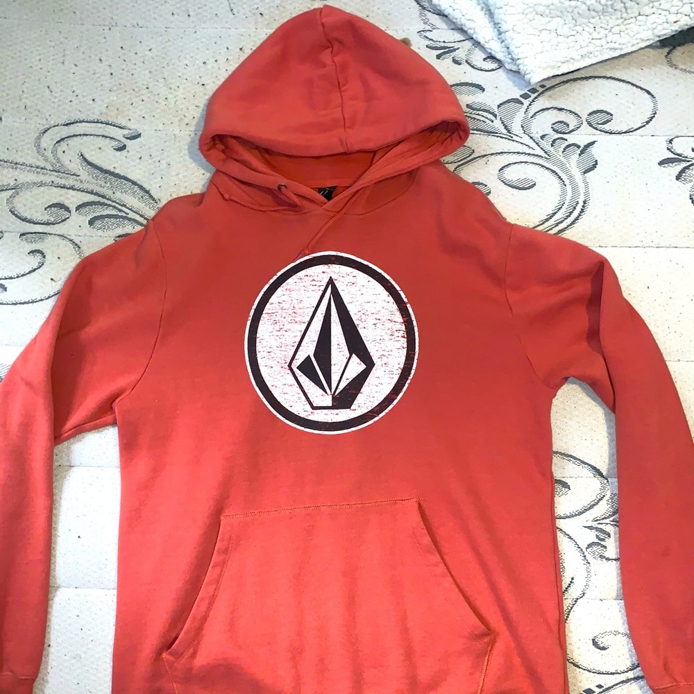 Beige red sweater